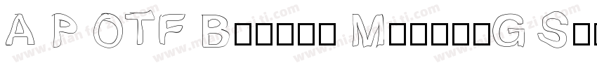 A P OTF Bunkyu MidasiG Std EB字体转换